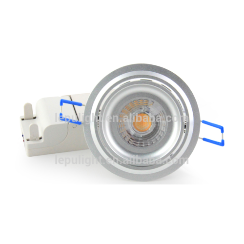 Super thin H31mm cutout83mm dimmable 8w 13w led cob recessed downlight with lens